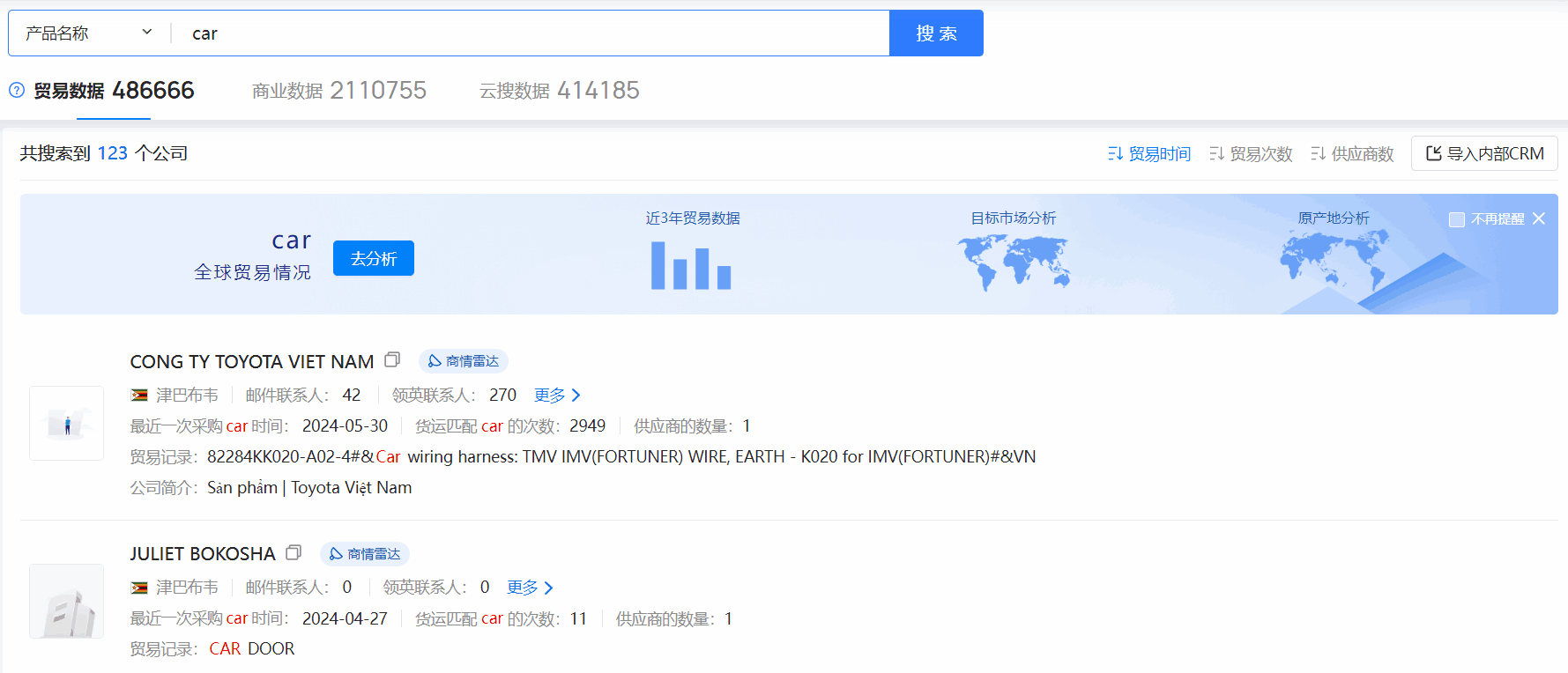 津巴布韦海关数据,海关数据,K8凯发(中国)海关数据